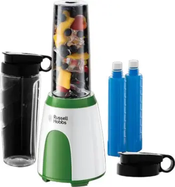 Blender Russell Hobbs Explore Mix & Go Cool, 300W, i bardhë / i gjelbër