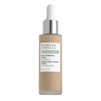 Krem pudër Physicians Formula Organic Wear Silk Foundation Elixir, 02 Fair to Light, 30ml
