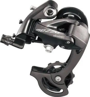 Kambio e pasme Microshift MEZZO, 8 9 shpejtësi, Long Cage 45T, kompatibile me Shimano