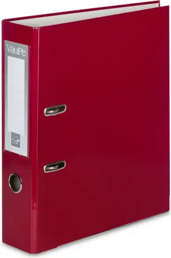 Dosje mekanike VauPe FCK, A4, 75mm, burgundy