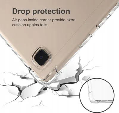 Mbulesë tabletë eStuff Orlando ES680106, për Galaxy Tab S5e 10.5", transparente - 3
