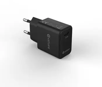 Karikues USB ESTUFF USB-C Charger EU PD, 20W, 1x USB-C, i bardhë