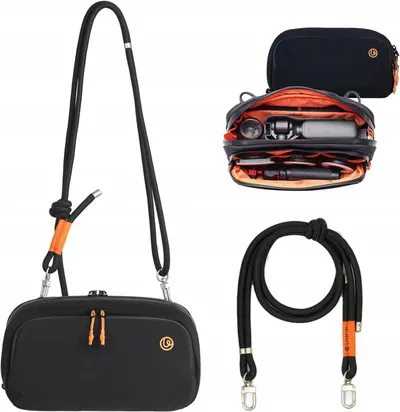 Çantë fotografike Ulanzi YY08 TechLite Sling, me suva, e zezë - 2