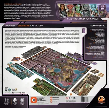 Lojë tavoline Portal Games Circadians Order of Chaos, strategjike, sci fi