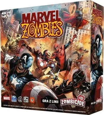 Loja tavoline Portal Games Marvel Zombies, kooperative, për 1 6 lojtarë, shumëngjyrëshe