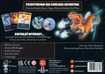 Lojë letrash Portal Games Mindbug Beyond Eternity, zgjerim, 2 lojtarë, shumëngjyrëshe