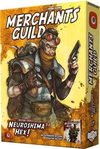 Zgjerim loje tavoline Portal Games Neuroshima Hex 3.0 Merchants Guild, fraksion i ri, kërkon lojën bazë, shumëngjyrëshe