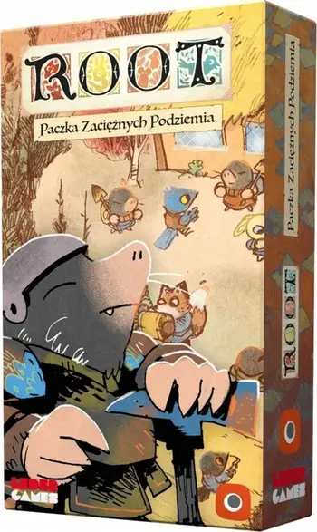 Ekspansion loje tavoline Portal Games Root Hireling Pack Underworld, set zgjerimi, për lojën bazë Root, shumëngjyrëshe