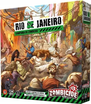 Zgjerim loje Portal Games Zombicide 2 Rio Z Janeiro, 6 Survivors, 10 misione, shumëngjyrësh