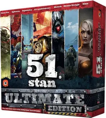Lojë tavoline Portal Games 51st State Ultimate Edition, strategji, post apokaliptike