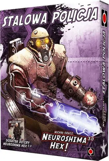Zgjerim loje tavoline Portal Games Neuroshima Hex 3.0 Steel Police, fraksion i ri, kërkon lojën bazë
