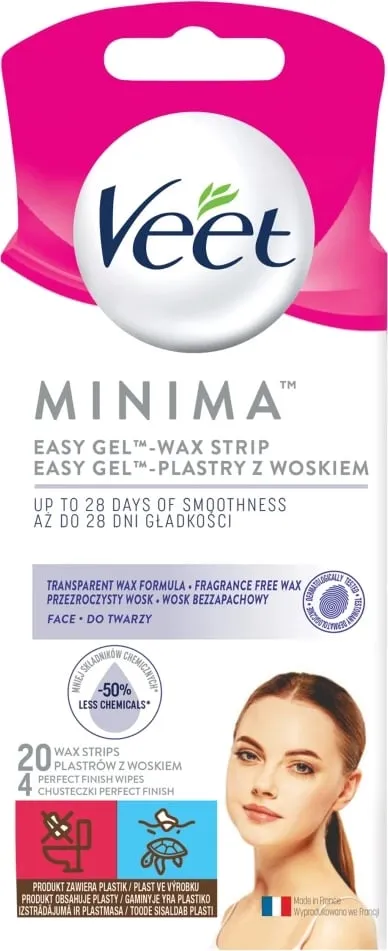 Shirita për depilim me dyll Veet Mini, 20 copë - 1