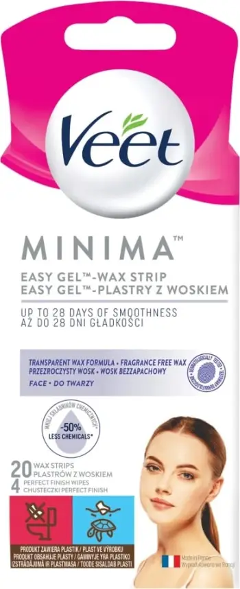 Shirita për depilim me dyll Veet Mini, 20 copë