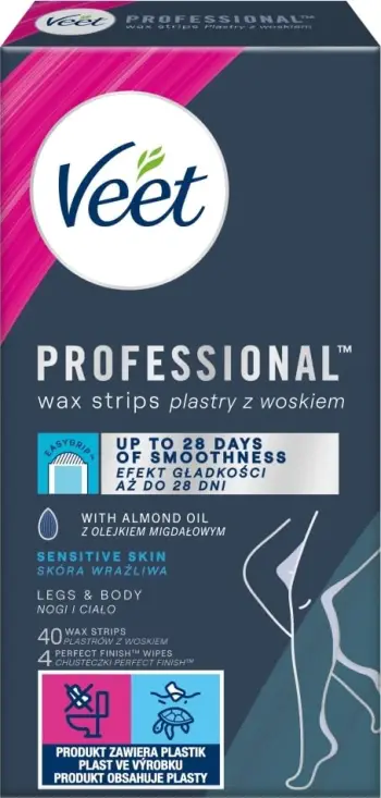 Shirita dylli Veet Easy-Gelwax, 40 copë