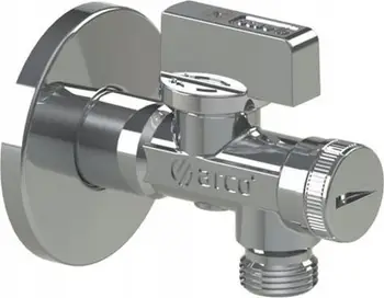Valvul këndore Arco A-80, 1/2" x 1/2", me filtër, krom