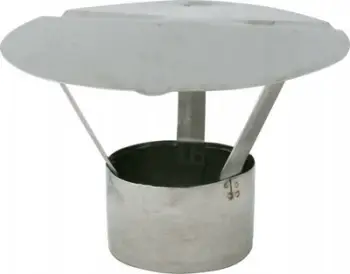 Kapak oxhaku SpiroFlex 60 Exhaust Cap 2, inox, 60mm, i argjendtë