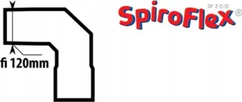 Bojë oxhaku SpiroFlex 120, inox i rregullueshëm, ⌀120mm, argjend