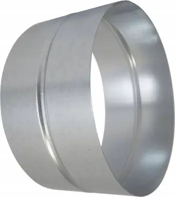 Lidhëse ajrimi SpiroFlex MF D-160, çelik i galvanizuar, diametër 160 mm, gri metalike