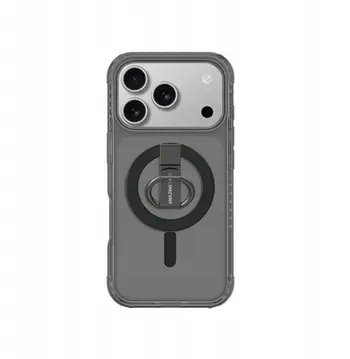Mbulesë telefoni Amazingthing Titan Pro Grip Ring Set për iPhone 17 Pro Max, kompatibile me MagSafe, e zezë