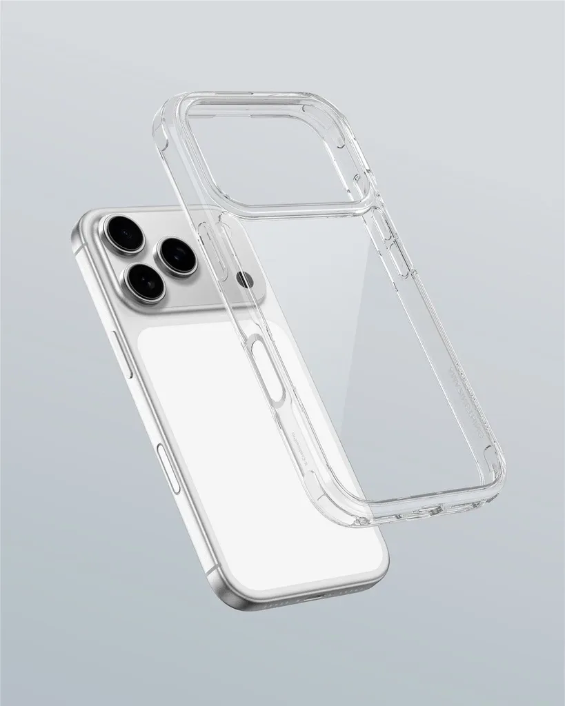 Kllëf telefoni AmazingThing Minimal për iPhone 17 Pro, rezistent ndaj rënieve, transparent - 6