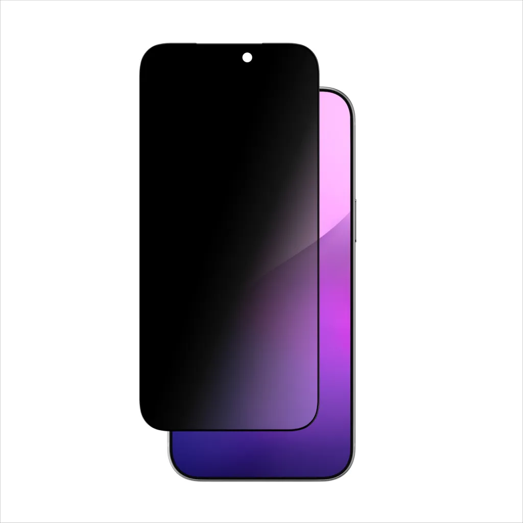 Xham privatësie i temperuar AmazingThing Radix për iPhone 17 Pro, i zi - 1