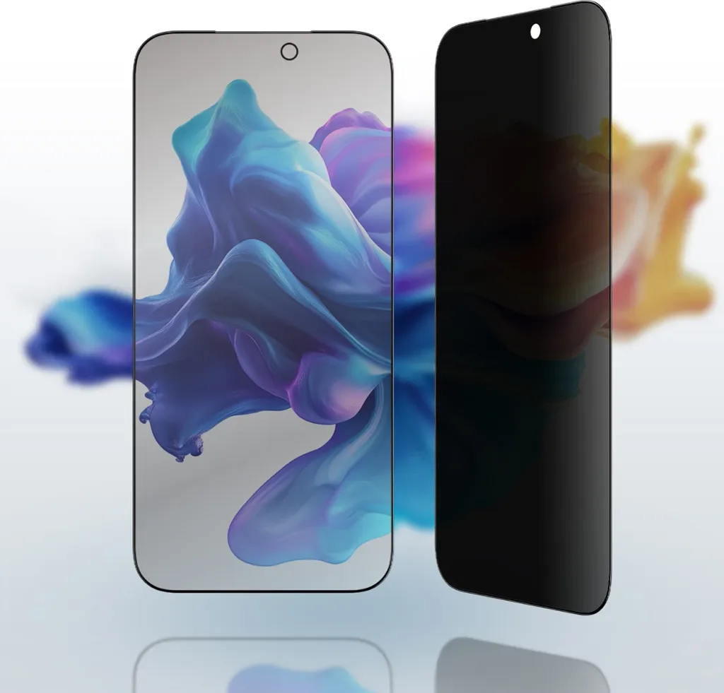 Xham privatësie i temperuar AmazingThing Radix për iPhone 17 Pro, i zi - 4