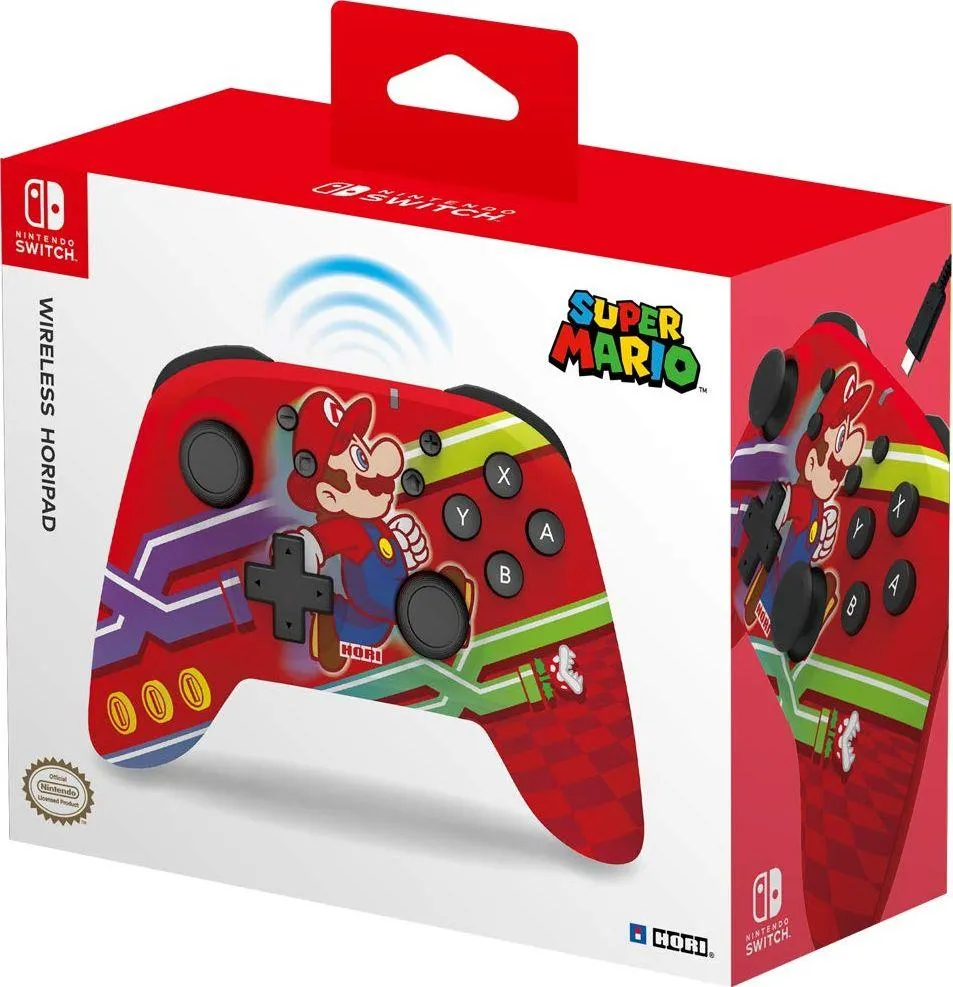 Kontroller Hori Nintendo Mario, wireless, i kuq - 7