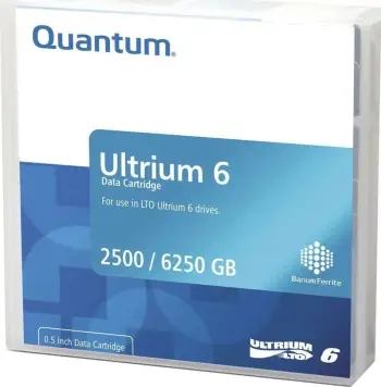 Kasetë të dhënash Quantum Ultrium 6 MR-L6MQN-01, 2.5TB/6.25TB, e zezë/gri