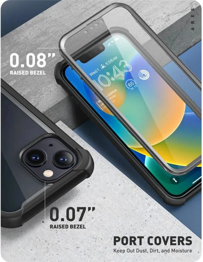 Mbështjellës Supcase IBLSN Ares për iPhone 13/14, i zi - 7