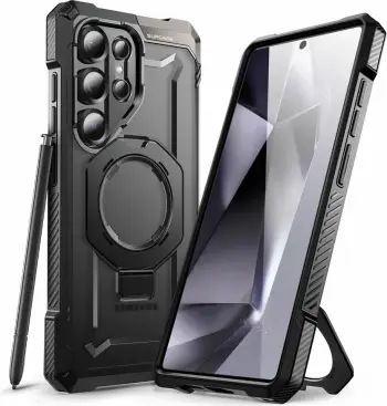 Mbështjellës Supcase UB Grip Mag për Samsung Galaxy S25 Ultra, i zi