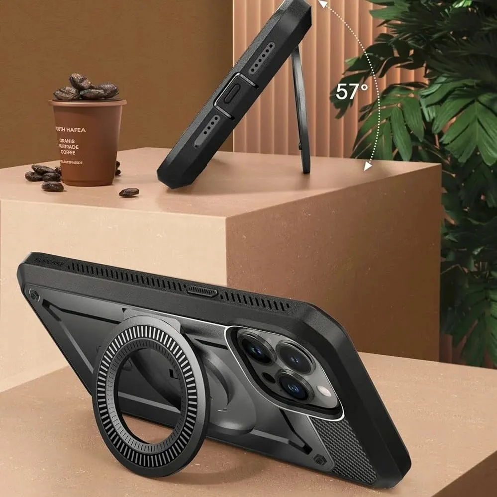 Mbështjellës Supcase Unicorn Beetle Pro Mag për iPhone 15 Pro, MagSafe, i zi - 4