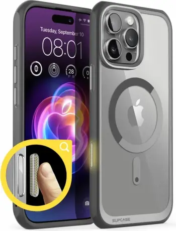 Mbështjellës Supcase UB Mag për iPhone 16 Pro Max, MagSafe, Gri
