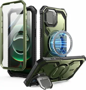 Mbështjellës Supcase Armorbox Mag MagSafe për iPhone 16e, Jeshil