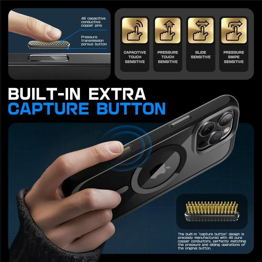 Mbështjellës Supcase UB Mag për iPhone 16 Pro Max, MagSafe, Zi - 8