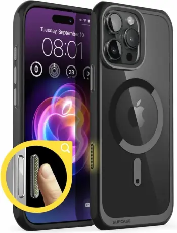 Mbështjellës Supcase UB Mag për iPhone 16 Pro, MagSafe, i zi
