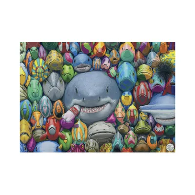 Puzzle Dino Colorful fish, 1000 pjesë, 15+ vjeç - 4