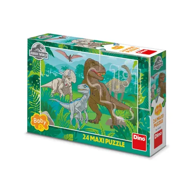 Puzzle Dino Jurassic World, 24 pjesë, 2+ vjeç - 1
