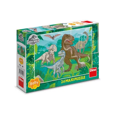 Puzzle Dino Jurassic World, 24 pjesë, 2+ vjeç - 3