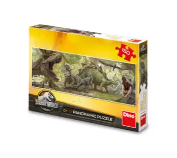 Puzzle Dino Jurasic World Panoramic, 150 pjesë, 6+ vjeç