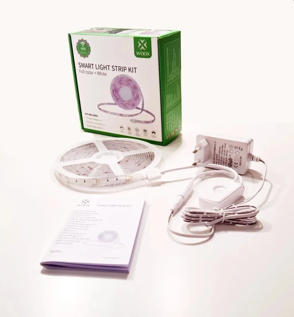 Shirit LED inteligjent WOOX, R5093, RGBW - 10