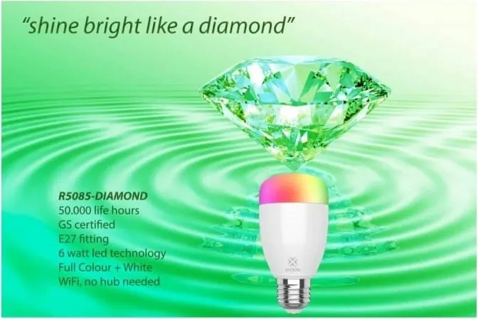 Llamba Smart WOOX, me WiFi dhe LED - 4
