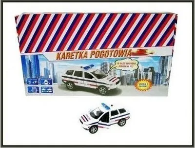 Lodër autoambulancë Hipo SW-16-11A, 11cm, zë dhe drita, e bardhë - 1