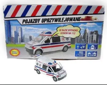 Lodër makinë ambulance Hipo, 14 cm