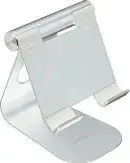 Mbajtës pasiv TerraTec 219728 për celular/tablet, alumin, argjendtë