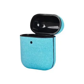 Mbështjellës për AirPods TerraTec AirBox Fabrik, me karabinë, blu