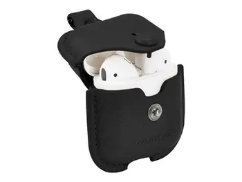 Mbështjellës mbrojtës TerraTec AirBox Shape Fixed, për AirPods, me karabinë, i zi