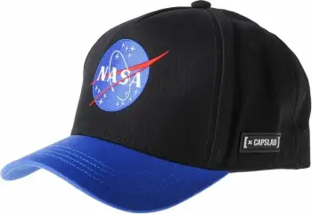 Kapele Capslab Space Mission NASA CL NASA 1 NAS2, poliester, e zezë