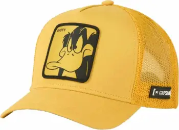 Kapelë bejsbolli Capslab Looney Tunes Daffy Duck CL-LOO4-1-DUF1, rrjetë, e verdhë