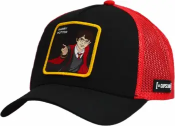 Kapelë bejsbolli Capslab Marvel Harry Potter CL HP1 1 CT POT2, për meshkuj, e zezë e kuqe