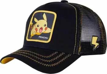 Kapele Capslab Freegun Pokemon Pikachu CL-PKM2-1-PIK7, rrjetë, e zezë